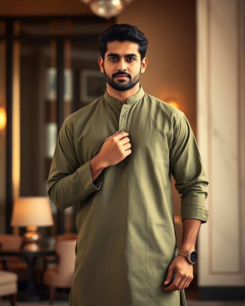 Linen Cotton Casual Kurta
